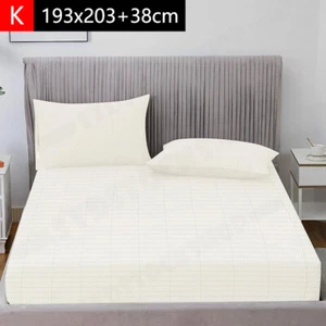Earthing Grounding Sheet Mat Queen King Bed Flat Deep Fitted Sheet  - Picture 1 of 12