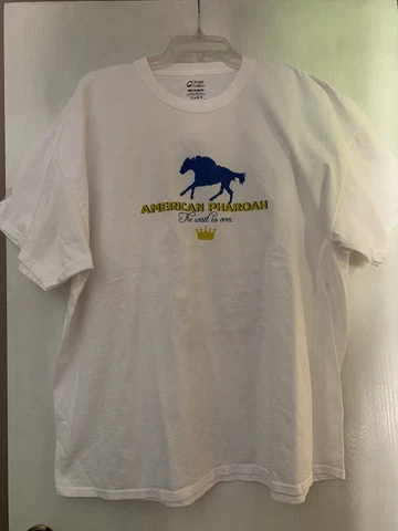 Emerald Downs Sz 3XL American Pharoah Triple Crown Winners 1919-2015 Vintage! Cover