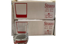 Luigi Bormioli Strauss Glassware  Wine 8oz 10 Drinking Glasses