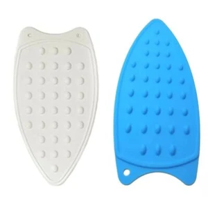 Silicone Iron Rest Mat Pad Iron Heat Resistant Mat Blue White Ironing Board - Picture 1 of 9