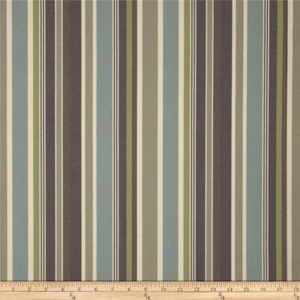 SUNBRELLA 5621 BRANNON WHISPER STRIPE SPA OUTDOOR FURNITURE FABRIC BY YARD 54"W - Picture 1 of 1