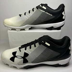 Under Armour Mens Leadoff Low RM 1297317-011 Ivory Baseball Cleats Size 15 NEW - Picture 1 of 5