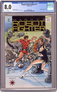 Magnus Robot Fighter #1 CGC Graded 8.0 Trading Card With Coupon Included Valiant