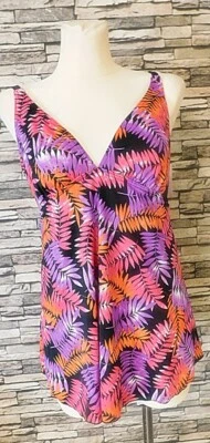 C&A Badekleid Badeanzug Gr. 42 gefüttert hoher Rücken - Bild 1 von 2