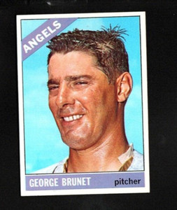 1966 Topps  # 393 George Brunet NM