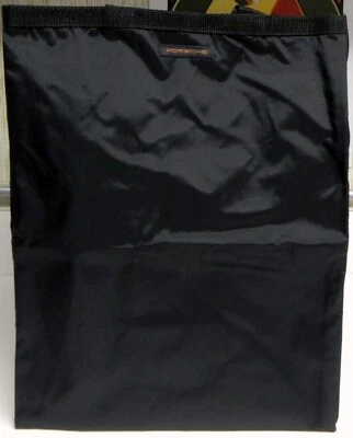 Porsche 31585 Go Green Grocery Black Bag 9" x 12" x 15"