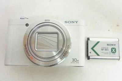 SONY Cyber-shot DSC-WX500 White Digital Camera JAPANESE - Image 1 of 4