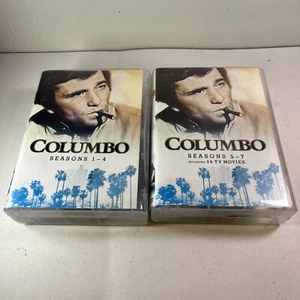 Columbo TV Series DVD Box Sets Seasons 1-4, 5-7 & 24 TV Movies Peter Falk - Picture 1 of 3