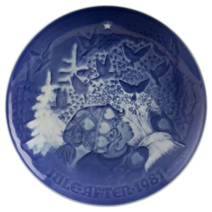 ROYAL COPENHAGEN BING&GRONDAHL PIATTO DI NATALE 1981 ORIGINALE PORCELLANA PRIMA  - Imagen 1 de 4