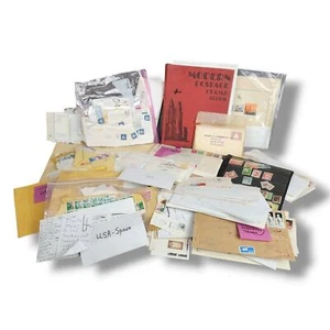 Mixed Lot of Postal Stamps Envelopes Posted Cancelled International Philately - Picture 1 of 12