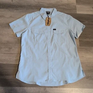 NEW NRS Guide Short Sleeve Shirt Women's Large Sterling Blue Kayak Fishing - Picture 1 of 6