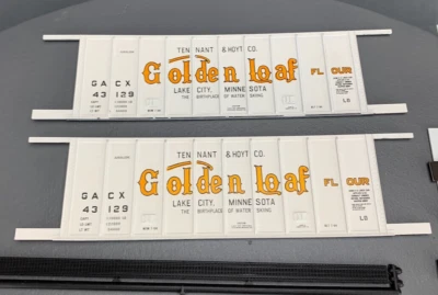 O Scale American Standard Car Co GACX Hopper Kit Golden Loaf Flour #43129 O2593 - Image 1 of 4