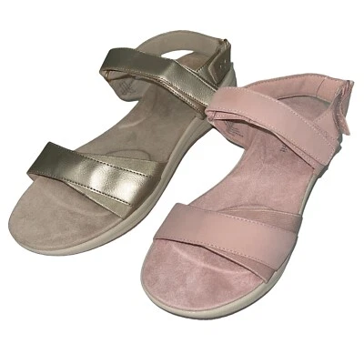 Sandalias Easy Spirit Draco 3 cómodas con tiras con correa trasera punta abierta correa ajustable Foto 1 de 4