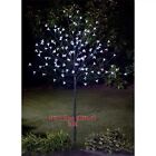Garden Solar Powered Blossom Tree Light White  Stylish Night Lights 4ft 128 LED
