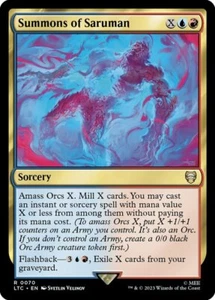x1 Summons of Saruman R MTG Commander: Der Herr der Ringe: Tales of Middle-Ea - Bild 1 von 1