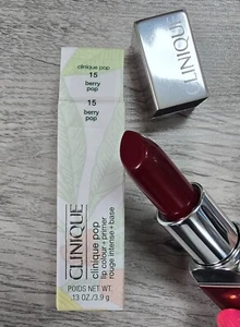 Clinique Pop Matte Matte Lip Color + Primer | 15 Berry Pop | 3.9g/0.13oz | New - Picture 1 of 1