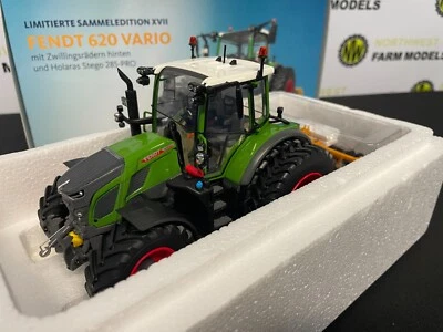 UNIVERSAL HOBBIES 6712 1:32 SCALE FENDT 620 VARIO WITH HOLARAS STEGO AGROMAIS - Image 1 of 4