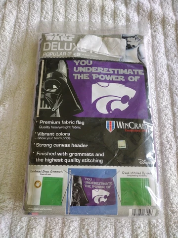 KSU Wildcats Star Wars Large Outdoor Flag Cover
