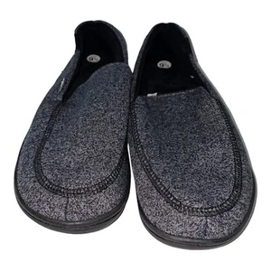Ethan Isotoner Sport Knit Terry Lined Moccasin Slipper Relax Micro Men Sz 10.5 - Picture 1 of 8
