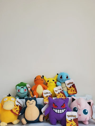 Pokemon Pikachu Squirtle Charmander Bulbasaur Snorlax & More Plush Stuffed Toys Cover