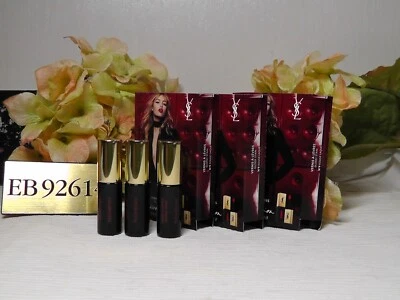 2 x Yves Saint Laurent Vernis A Levres Glossy Stain #N9 ROUGE LAQUE Mini 2.4ml - Image 1 of 4