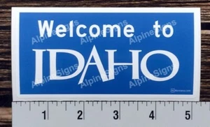 "Welcome to Idaho" road highway vacation sign sticker decal - Picture 1 of 1