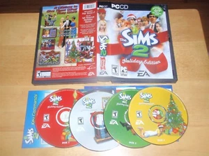 Die Sims 2 Holiday Edition PC CD-ROM Spiel 4-Disc 2005 Maxis EA Electronic Arts - Bild 1 von 1