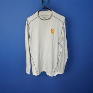 San Diego Padres 2 XL White Long Sleeve T Shirt By Under Armour - Picture 1 of 3