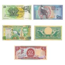 5 Banknotes Set | Birds | Cockatoos | Sacred Ibis | Bird of Paradise | Toucan