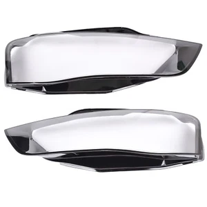 2Pcs Scheinwerfer Glas Linsenabdeckung Lampenschirm für AUDI A4 B8 8K0941753C - Bild 1 von 10