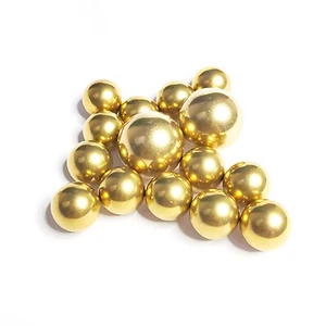 Bolas de latón sólido de precisión con rodamiento de bolas de diámetro 0,9 mm-45 mm cuentas de latón bola lisa - Imagen 1 de 9