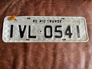 Brazil 🇧🇷 Brazilian License Plate. Vintage Rio Grande South America IVL 0541 - Picture 1 of 6