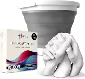 Hand Casting Kit for Families, Keepsake – DIY Plaster Statue Cast Kit - Wedding, - Picture 1 of 12