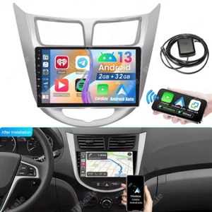 9in Android 13 Car Radio Stereo GPS NAVI 2+32GB For Hyundai Accent Verna Solaris - Picture 1 of 20