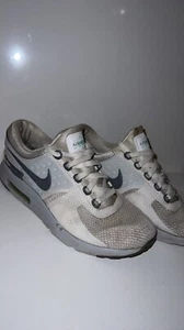 Nike Air Max Zero Sneakers Essential Mens Trainers Size US 10 White & Grey VGC - Picture 1 of 5