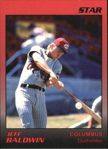 1989 Columbus Mudcats Star #3 Jeff Baldwin