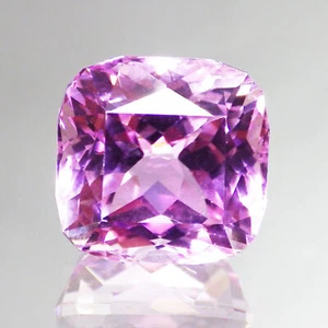 22.47 Ct Amusing Cushion (15 x 14 mm) 100% Natural Afghanistan Pink Kunzite Gems - Picture 1 of 5