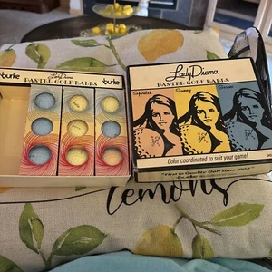 NEU Lady Diana Pastell Golfbälle Vintage Set Neu im Karton - Bild 1 von 4
