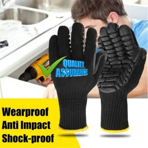 SupremeTTF ANTI VIBRATION Work Gloves Protective Heavy Duty Power Tool Mechanics - Picture 1 of 9