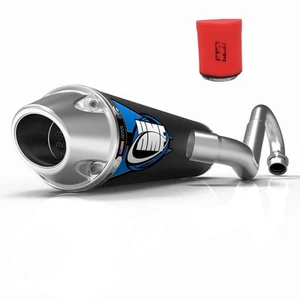 HMF Competition Comp Full System Exhaust + Uni Air Filter KFX 450R 2008-2014 - Picture 1 of 3