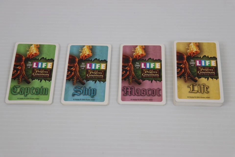 Game of Life Pirates of the Caribbean Dead Man’s Chest Replacement Parts Cards - Image 1 of 1