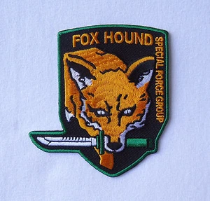 PARCHE GANCHO BORDADO METAL Gear fox hound Fuerzas Especiales por MILTACUSA - Imagen 1 de 1