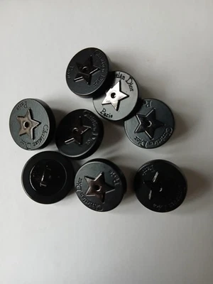 Christian Dior Metal Button. 8 pc size 17mm black metal - Image 1 of 4