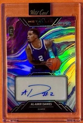 2024 Wild Card Metalix - Al-Amir Dawes Rookie Auto Paint Purple /5 Sealed - Image 1 of 2