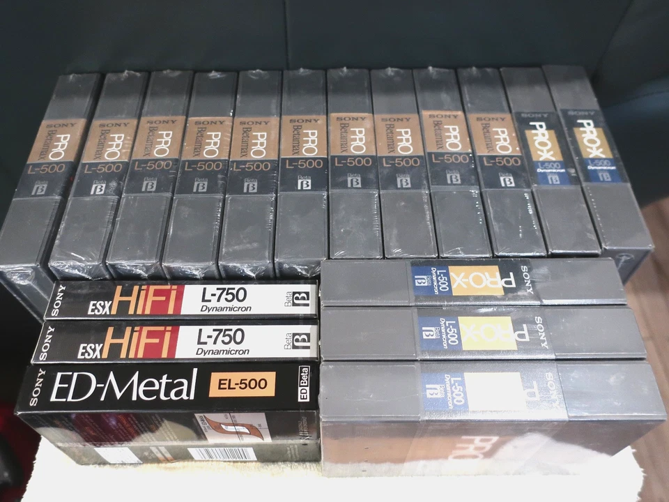 Sony ED Beta PRO,PRO-X Brand new/Unopened ED Beta Tape. Lot of 18 - Image 1 of 2