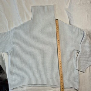 NWT Free People SWIM TOO DEEP Sweater Oversized Chunky Knit Turtleneck XL - Picture 1 of 13