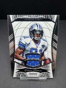 MAGLIA TOPPA CALVIN JOHNSON BOWMAN STERLING GAME WORN 2009 LEONI /719 - Foto 1 di 2