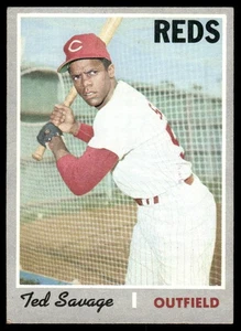 1970 Topps #602 Ted Savage Cincinnati Reds EX-EXMT 55958 - Foto 1 di 2