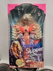 Vintage Meerjungfrau Skipper Barbie Puppe & 2 Babys - Bild 1 von 8