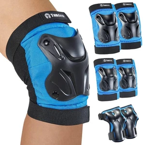 Equipo de protección de patinaje Tanden para jóvenes rodilleras y coderas protectores de muñeca para Ro... - Imagen 1 de 8